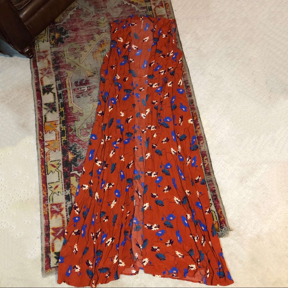 Free People Duster / Cardigan Floral
